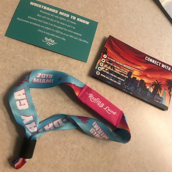 Accessories Rolling Loud 219 Wristband Poshmark